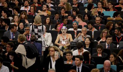 Público asistente a la primera edición del Foro Mundial sobre Violencias Urbanas celebrado en la capital española.