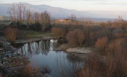 Río Tiétar a su paso por La Vera en Extremadura.