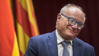 Xavier Muro en el pleno de este miércoles.