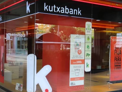 Oficina de Kutxabank en Madrid.
