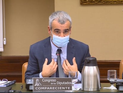 Maurici Lucena, en su comparecencia este miércoles en el Congreso.