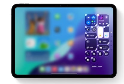 iPadOS 18 en uso