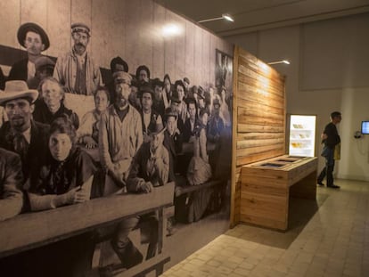 Una de las salas del Museo de Inmigraci&oacute;n, en Buenos Aires.