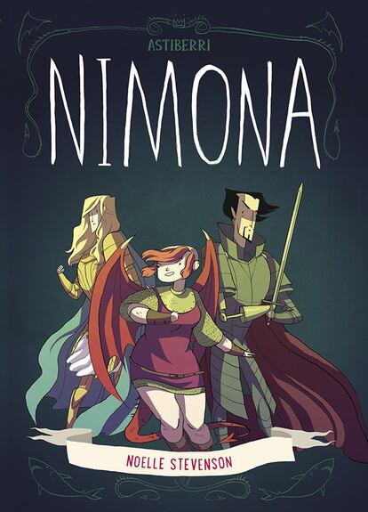 Portada de  'Nimona', de Noelle Stevenson (Astiberri). 