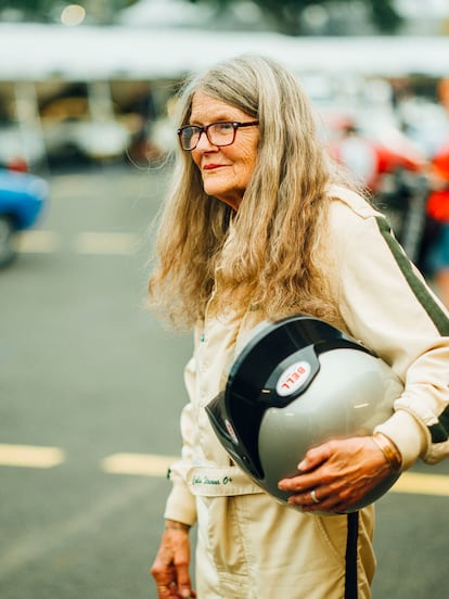 La piloto Celia Stevens.