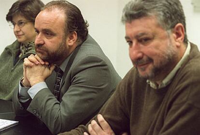 Rodolfo Benito (a la izquierda), junto a José María Fidalgo, en una imagen de archivo.