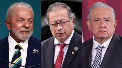 Lula da Silva, Gustavo Petro y Andrs Manuel Lpez Obrador