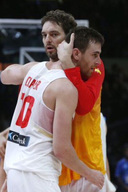 Gasol felicita a Claver