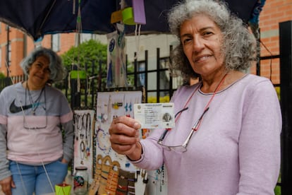 Artesanas venezolanas en Colombia. 