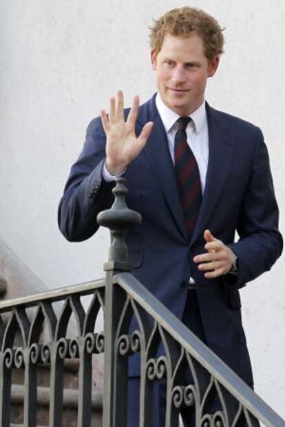 El príncipe Enrique de Inglaterra, durante su viaje oficial a Chile el pasado mes de junio.