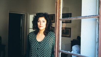 Almudena Grandes, fotografiada en Italia en 1991.