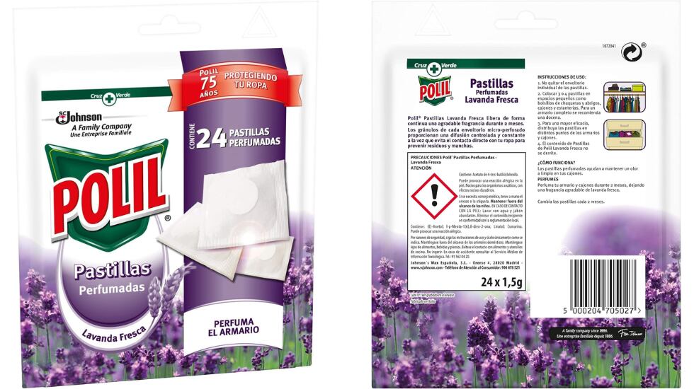 Estas pastillas tienen una duración de dos meses, aproximadamente.