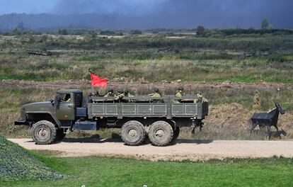 Ejercicios militares conjuntos entre tropas rusas y bielorrusas.