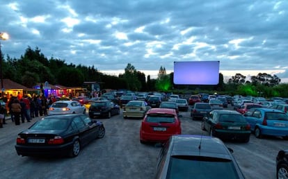 Panorámica del Autocine Gijón, inaugurado hace ya más de dos décadas en la ciudad asturiana.
