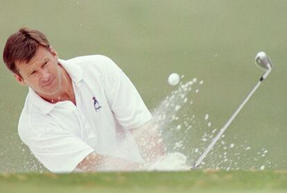 Faldo protagonizó intensos duelos con Norman durante los años noventa. En la imagen, en el Masters de Augusta de 1994.