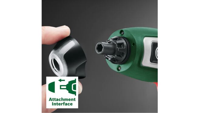 Atornillador de batería compacto.