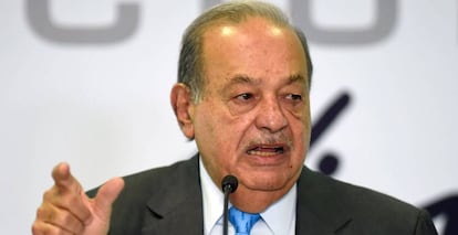 El empresario mexicano Carlos Slim, máximo accionista de FCC.