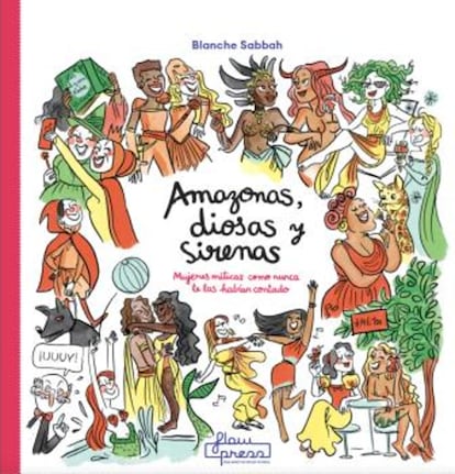 Portada de 'Amazonas, diosas y sirenas', de Blanche Sabbah, editado por Flow Press.