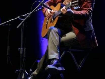 Caetano Veloso este martes en Oporto (Portugal).