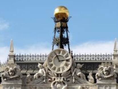 Imagen de la fachada del Banco de Espa&ntilde;a. 