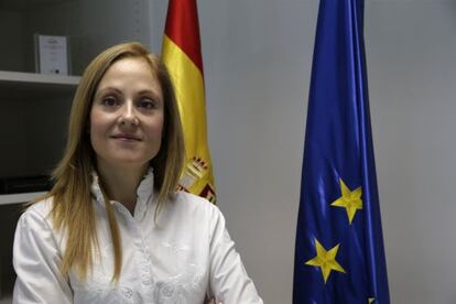 Emma Navarro Aguilera, directora del gabinete del ministro de Economía, Luis de Guindos, fotografiada hoy en la sede del Ministerio.