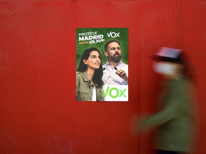 Cartel electoral de Vox.