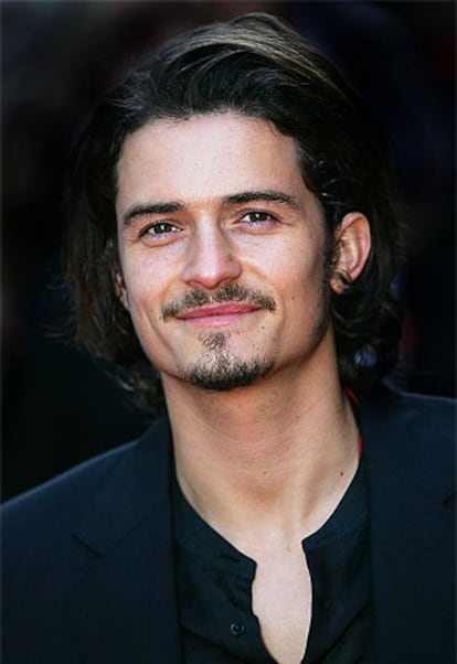 Orlando Bloom, el pasado lunes en el estreno de <i>El reino de los cielos</i> en Londres.