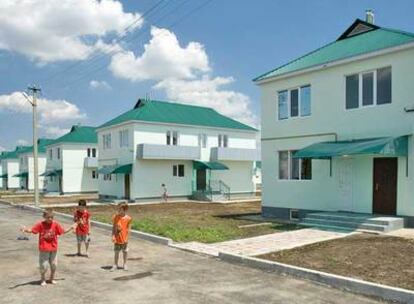 Nuevas edificaciones en uno de los distritos de Grozni, el pasado mes de junio.