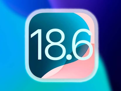 Logo de la actualización iOS 18.6