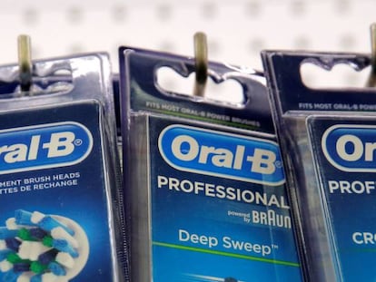 Cabezales de cepillo de dientes Oral-B, de Procter &amp; Gamble.