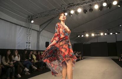Desfile de colecciones durante la anterior edición de invierno de Momad.