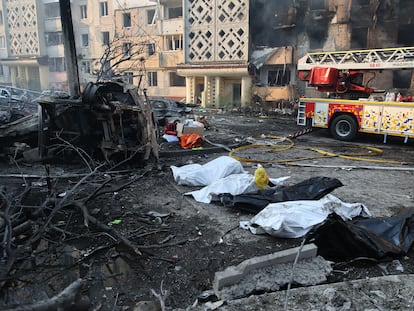 Bombardeo ruso en Ucrania