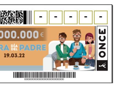 El Sorteo Extra del Día del Padre de la ONCE reparte 17 millones de euros al primer premio.