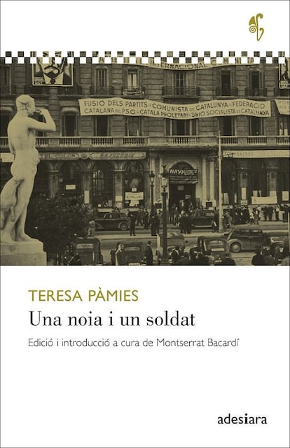 Portada de 'Una noia i un soldat' de Teresa Pàmies.