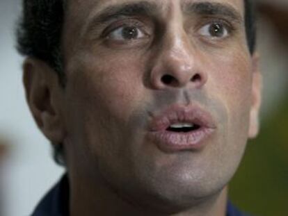 Capriles, um dos líderes da oposição.