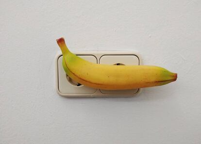 'T opicalismo (plátano)' (2018), de Carlos Fernández-Pello.