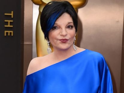 Liza Minnelli, a su llegada a los Oscar de 2014.