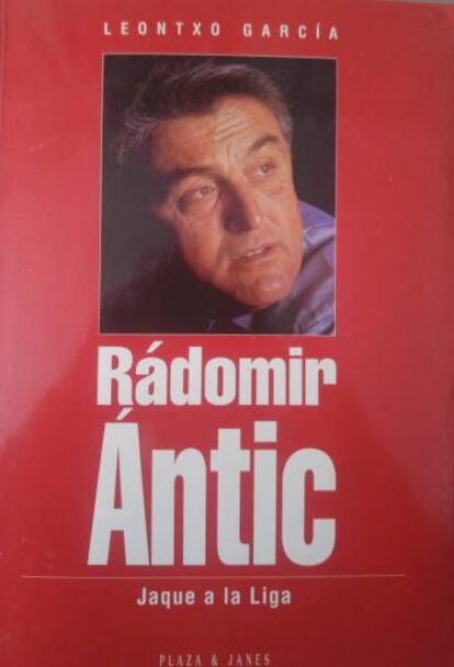 Portada del libro biográfico de Ántic (Plaza y Janés, 1996).