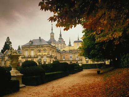 El palacio real de La Granja de San Ildefonso (Segovia).