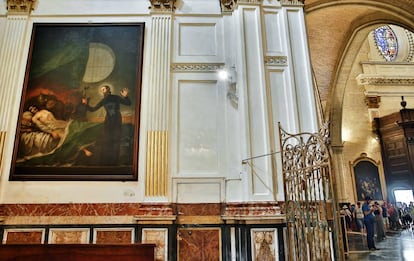 Cuadro de Francisco de Goya en la catedral de Valencia.