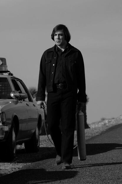 Javier Bardem como Anton Chigurh.