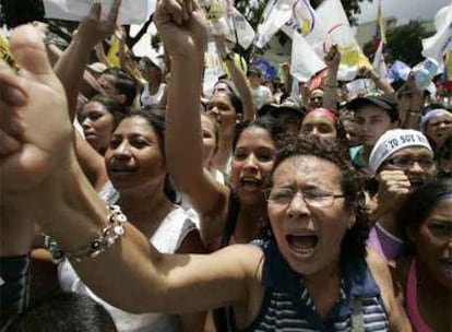 Marcha en Caracas contra el cierre de RCTV.