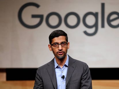 Sundar Pichai, consejero delegado de Alphabet y Google.