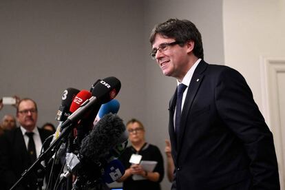 Carles Puigdemont, en Copenhague.