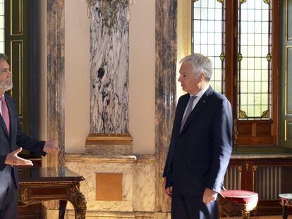 El comisario europeo de Justicia, Didier Reynders, durante su visita a España en septiembre