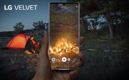 Imagen promocional del LG Velvet