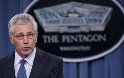 El secretario de Defensa, Chuck Hagel.