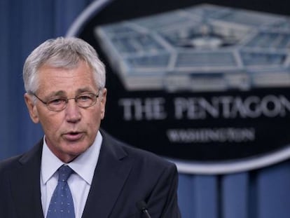 El secretario de Defensa, Chuck Hagel.