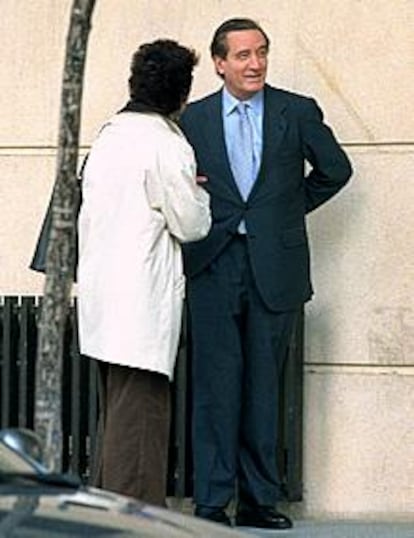 José Javier Gúrpide, ex vicepresidente del BBVA, ayer, 22 d emayo de 2002,  a su llegada a la Audiencia Nacional.