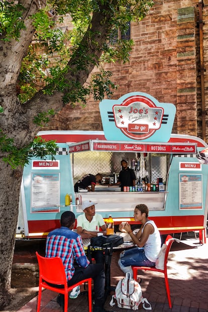 El 'food truck' Joe's Easy Diner, en Ciudad del Cabo (Sudáfrica).